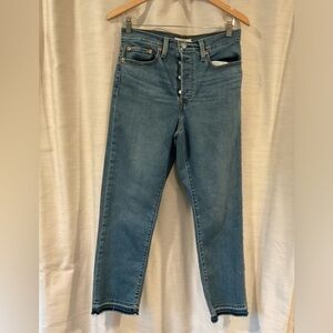 Levi Wedgie straight jeans, size 30